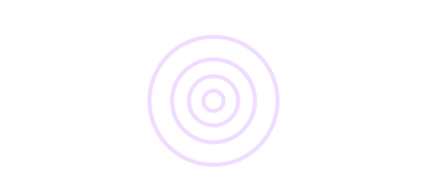 Grafica circolare con cerchi concentrici, che  rappresentano l'infiammazione